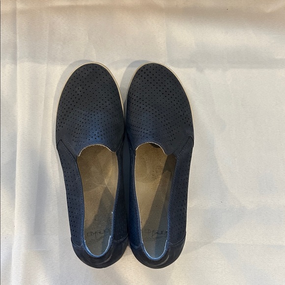Dansko Odina Nubuck Perforated Slip On Shoes womens size 38 navy blue EUC - Picture 5 of 6